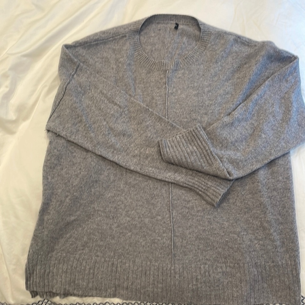 Bloomingdales Grey Cashmere Sweater